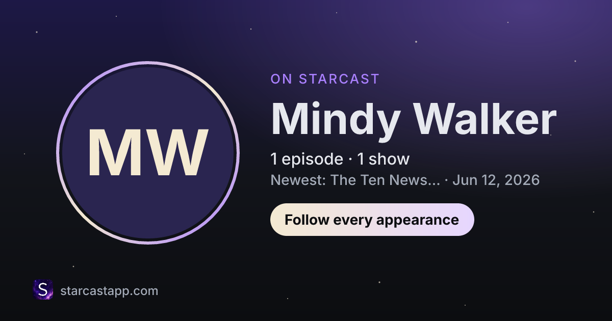 The preview card for Mindy Walker