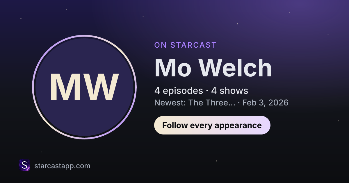 The preview card for Mo Welch