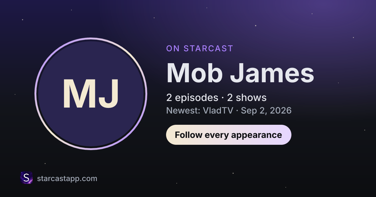 The preview card for Mob James