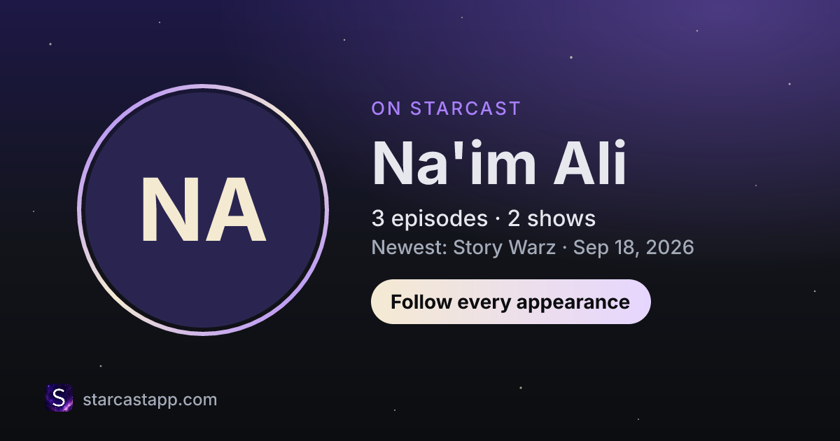 The preview card for Na'im Ali