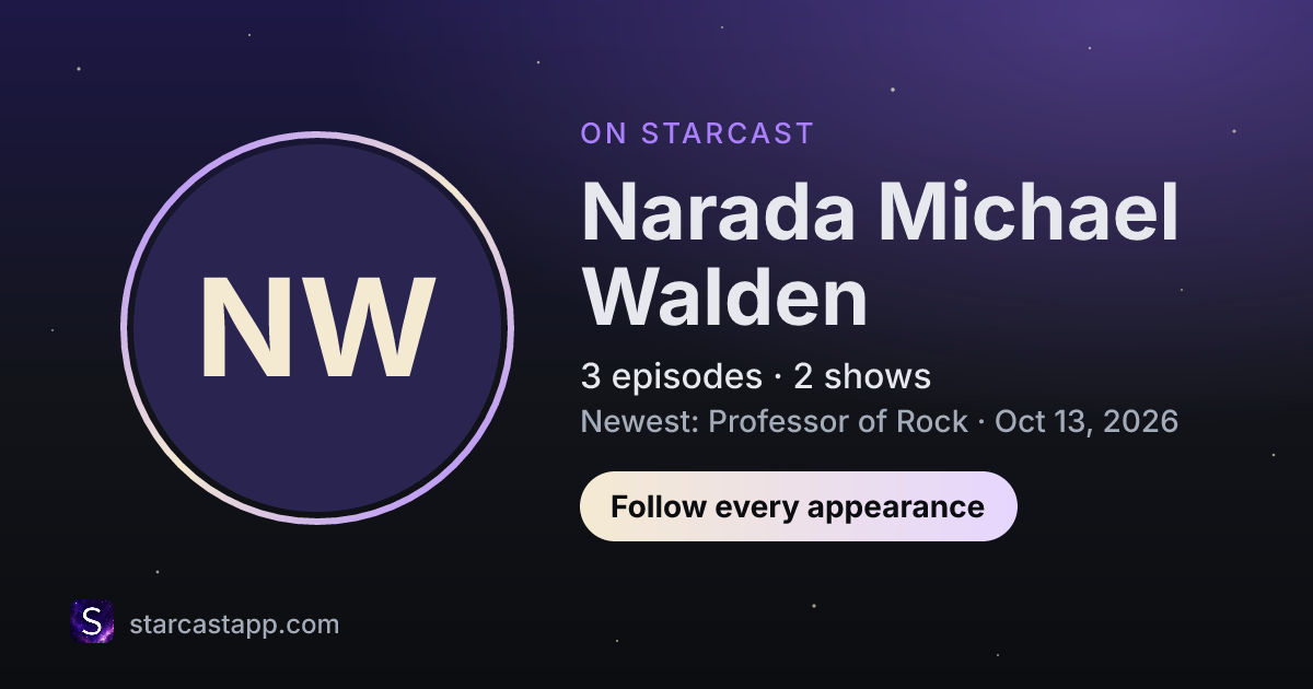 The preview card for Narada Michael Walden