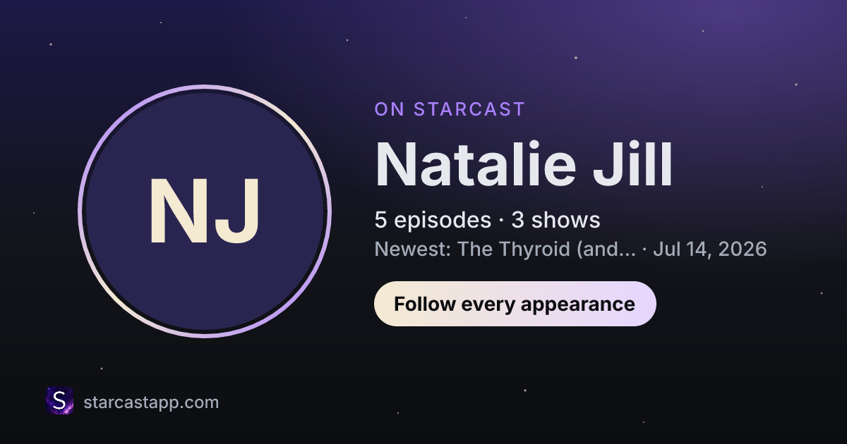 The preview card for Natalie Jill