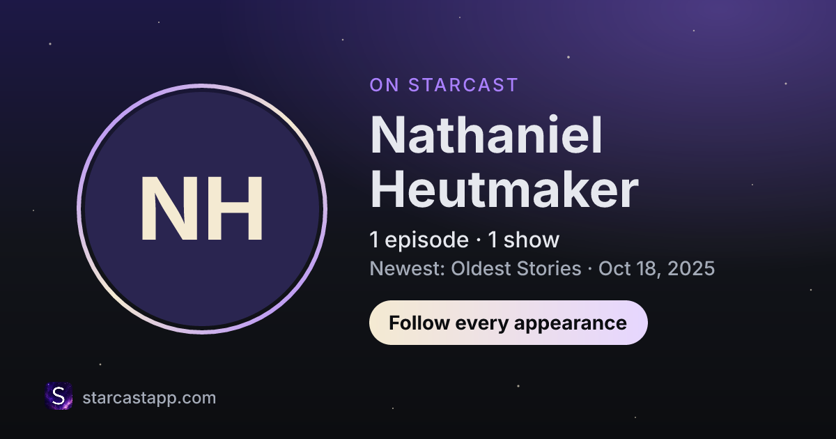 The preview card for Nathaniel Heutmaker