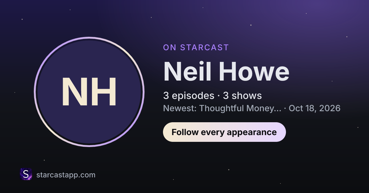 The preview card for Neil Howe