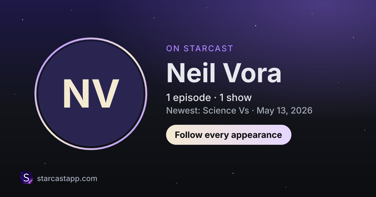 The preview card for Neil Vora