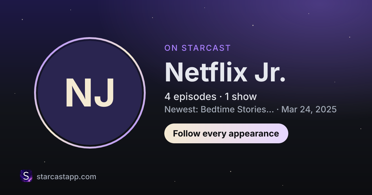 The preview card for Netflix Jr.