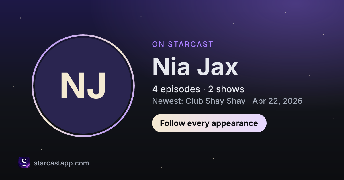 The preview card for Nia Jax