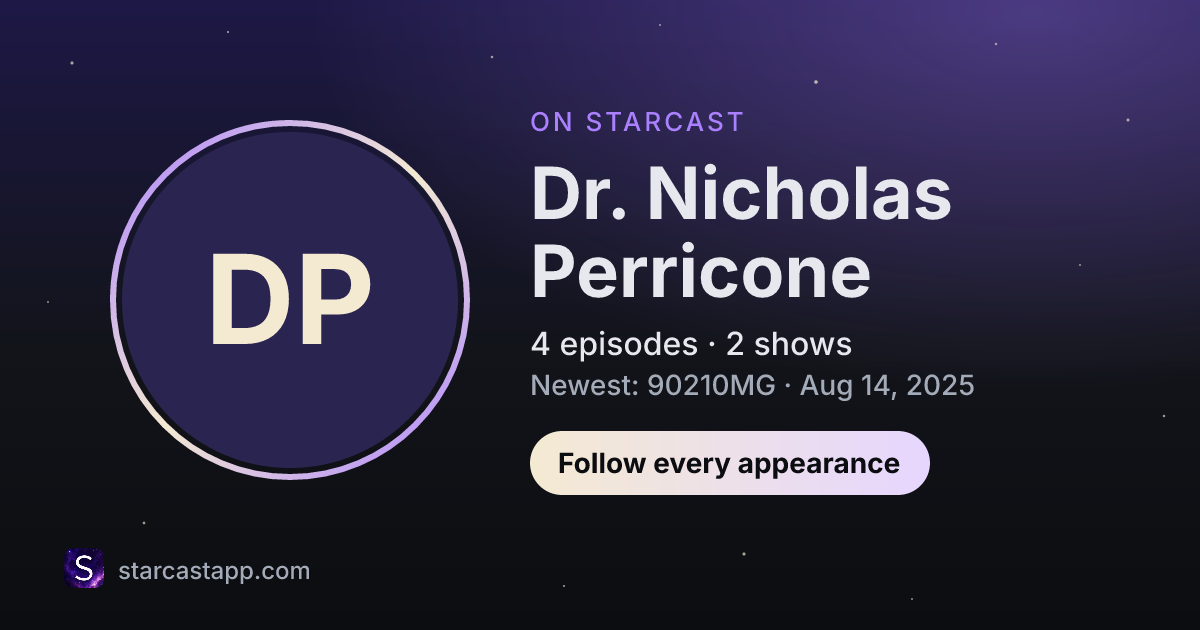 The preview card for Dr. Nicholas Perricone