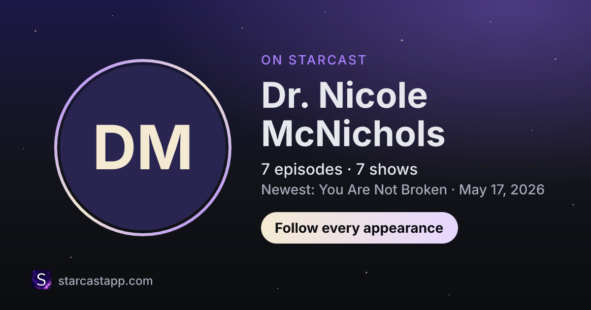 The preview card for Dr. Nicole McNichols