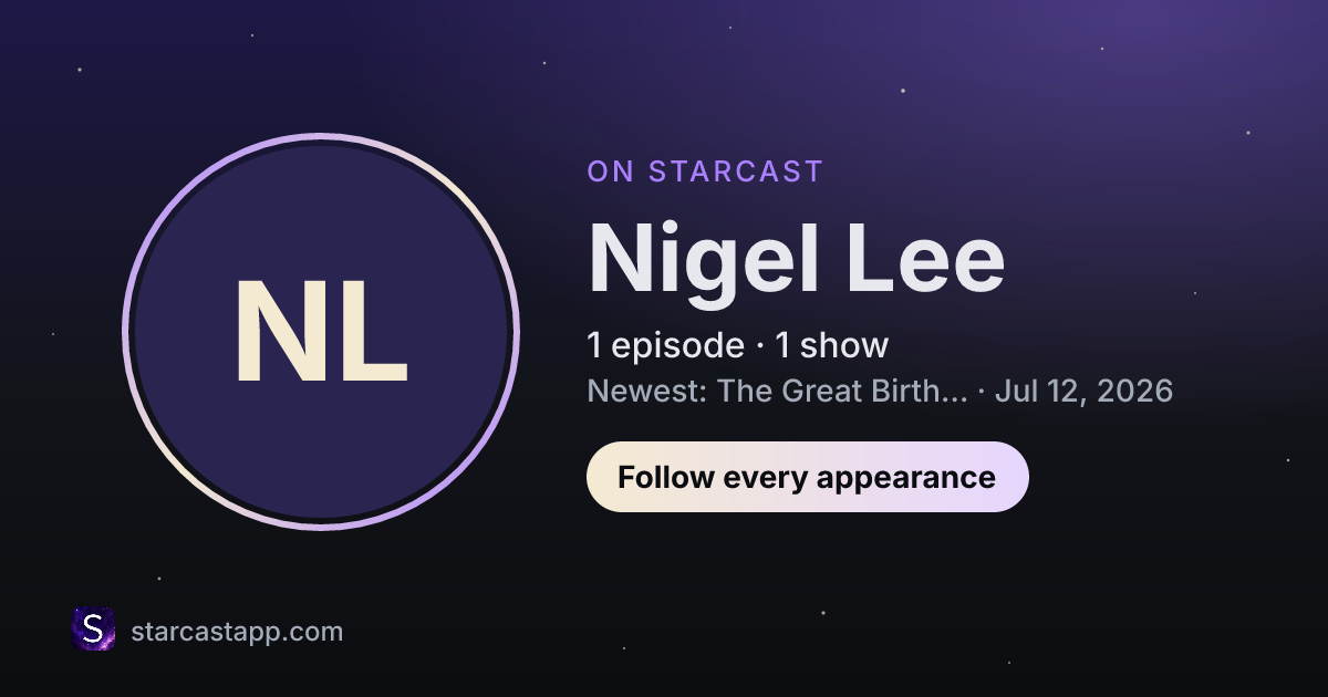 The preview card for Nigel Lee