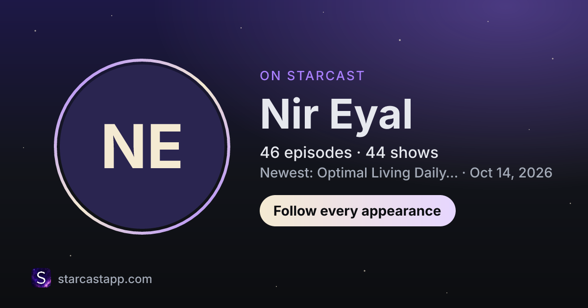 The preview card for Nir Eyal