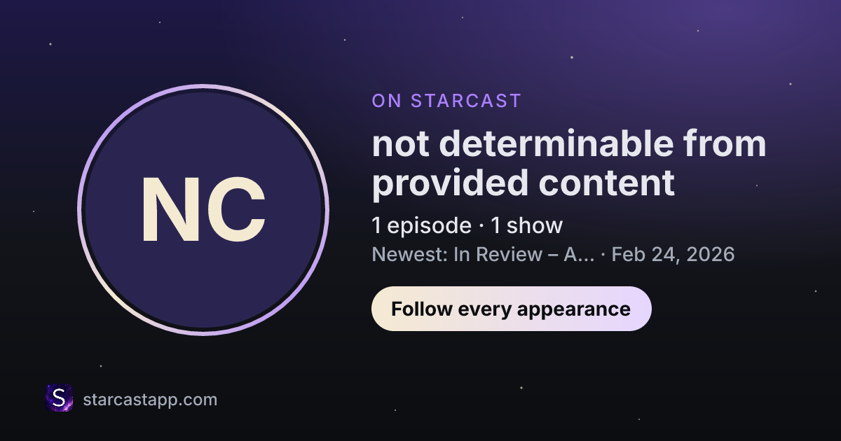 The preview card for not determinable from provided content