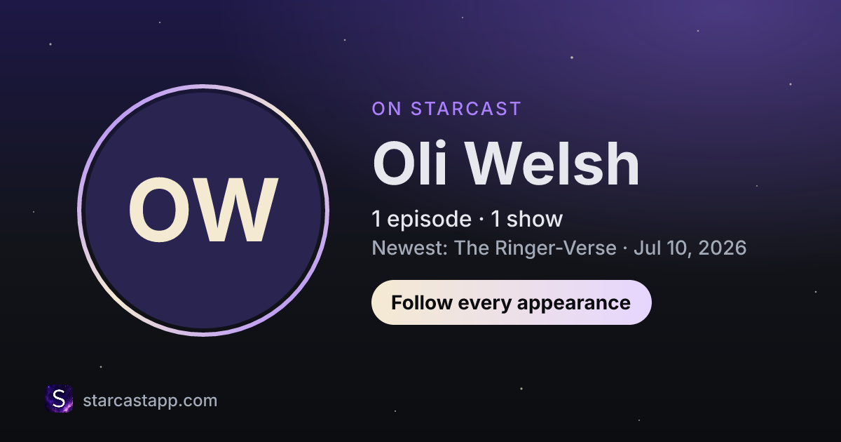 The preview card for Oli Welsh