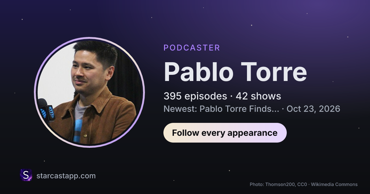 The preview card for Pablo Torre