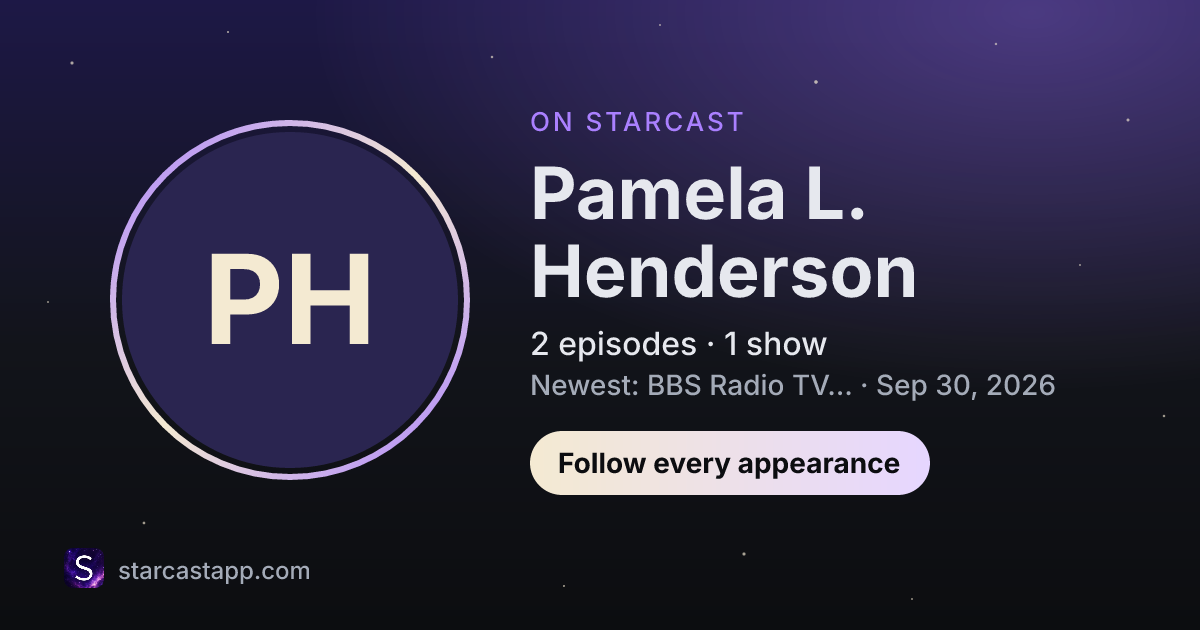 The preview card for Pamela L. Henderson