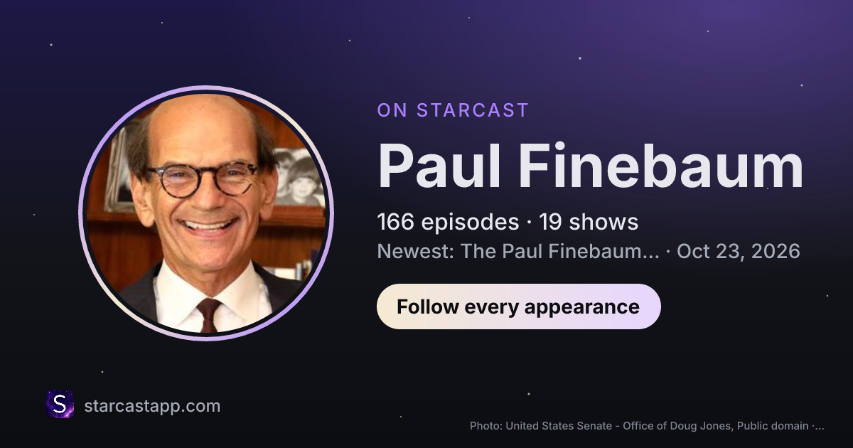The preview card for Paul Finebaum
