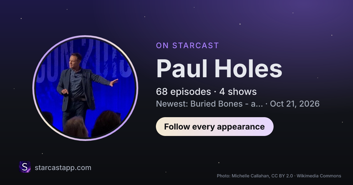 The preview card for Paul Holes