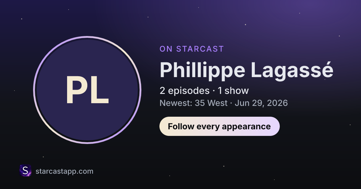 The preview card for Phillippe Lagassé