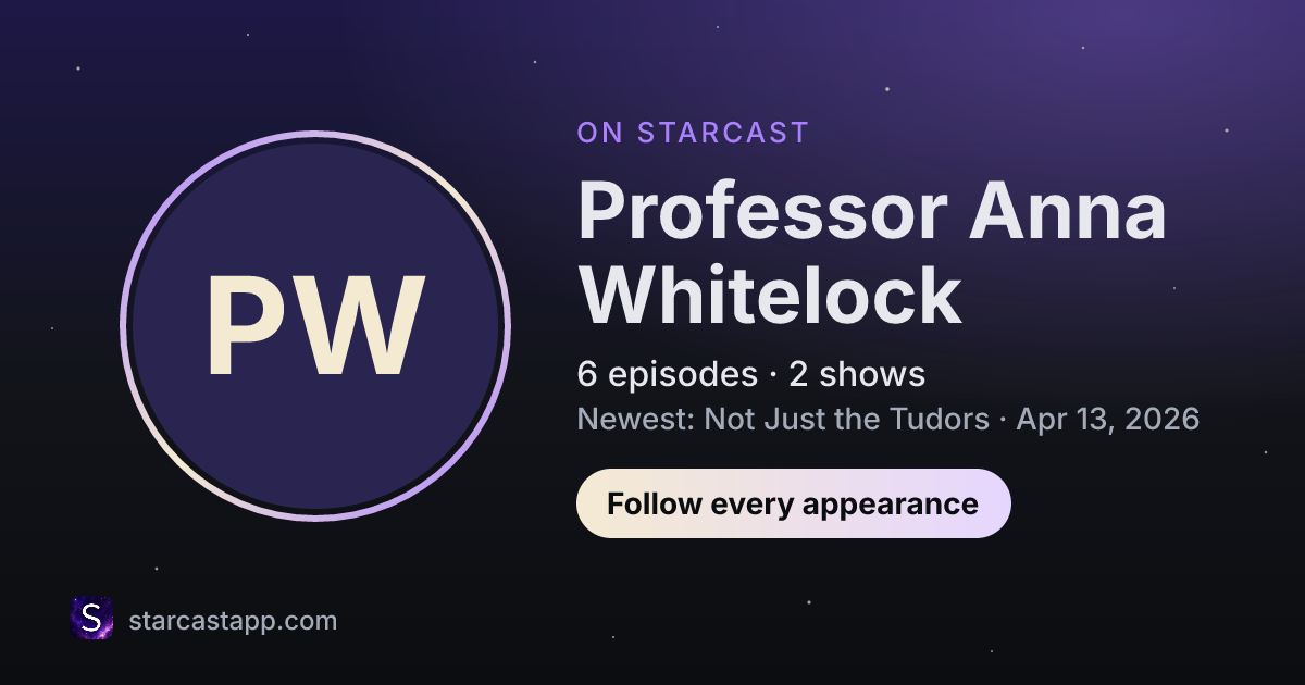 The preview card for Professor Anna Whitelock
