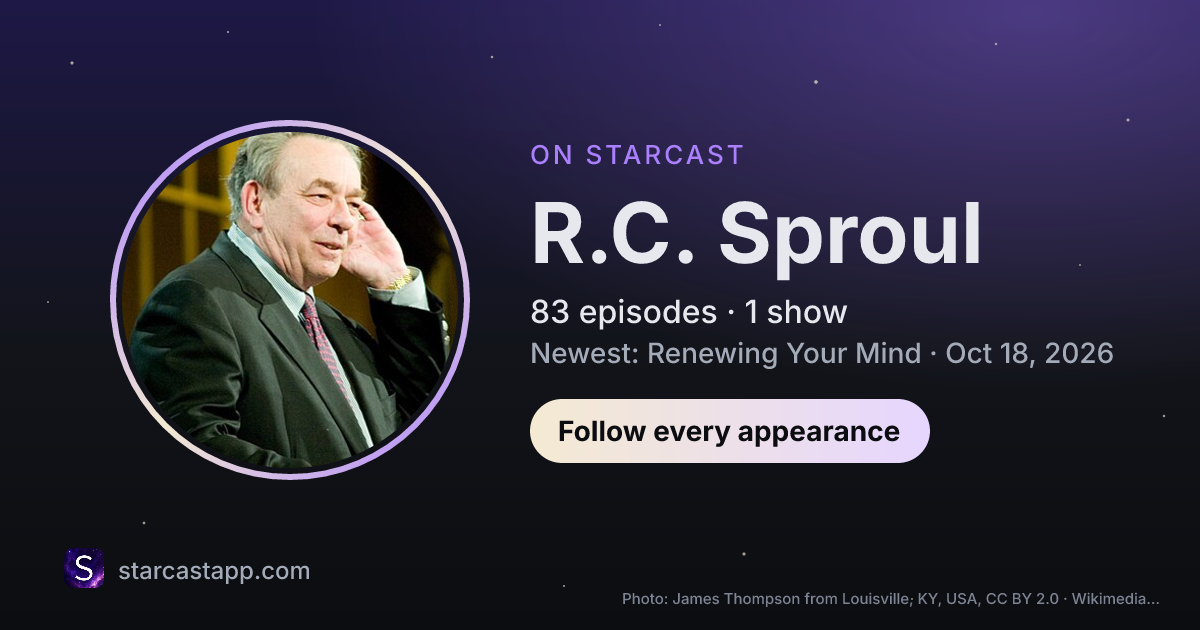 The preview card for R.C. Sproul