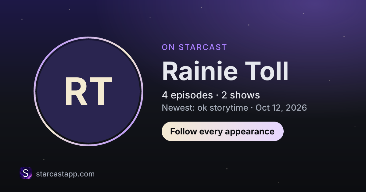 The preview card for Rainie Toll