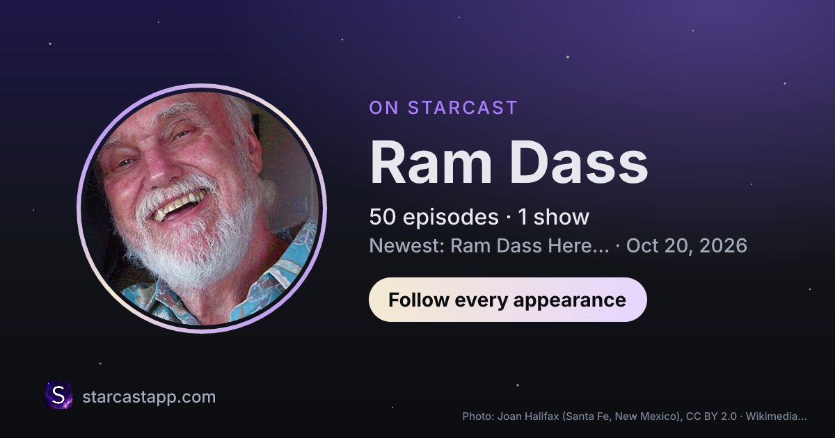 The preview card for Ram Dass