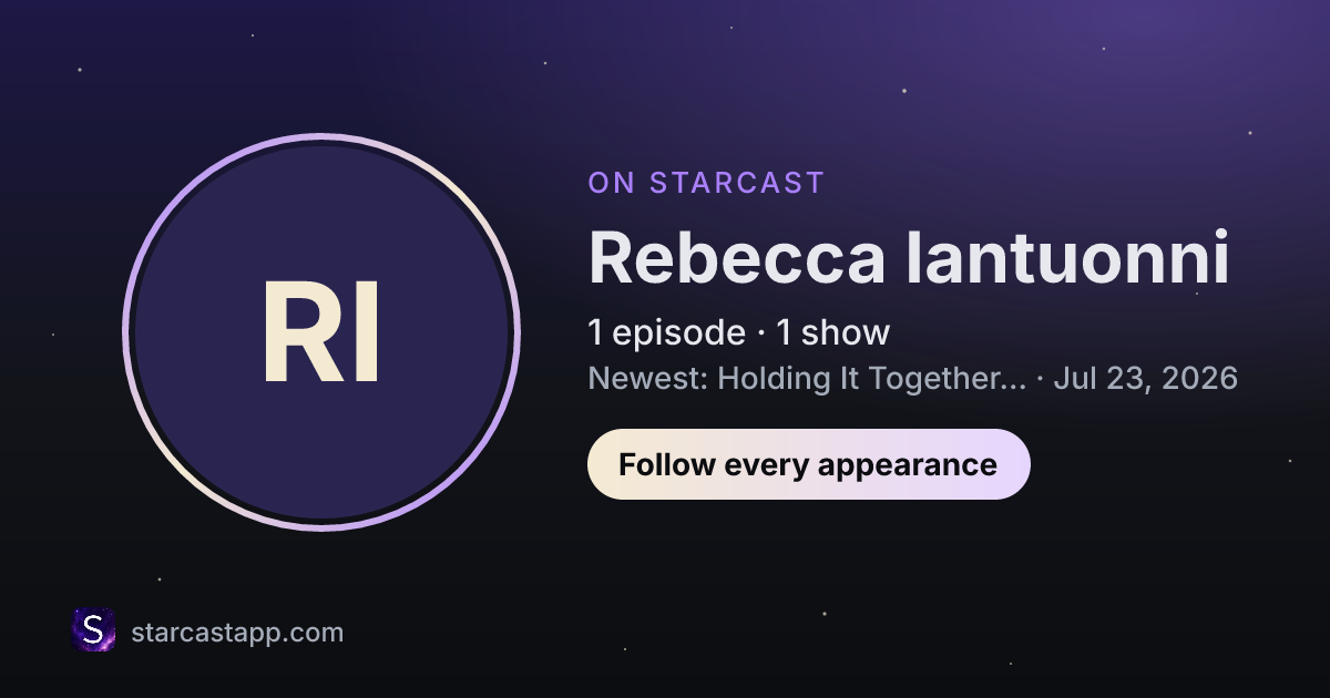 The preview card for Rebecca Iantuonni