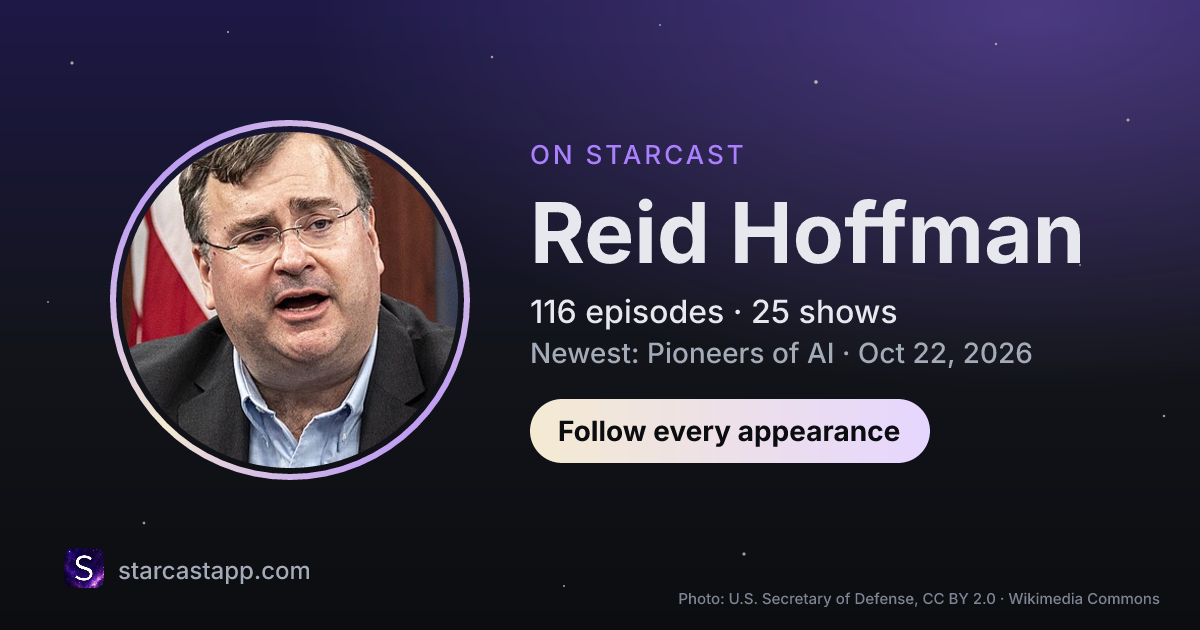 The preview card for Reid Hoffman