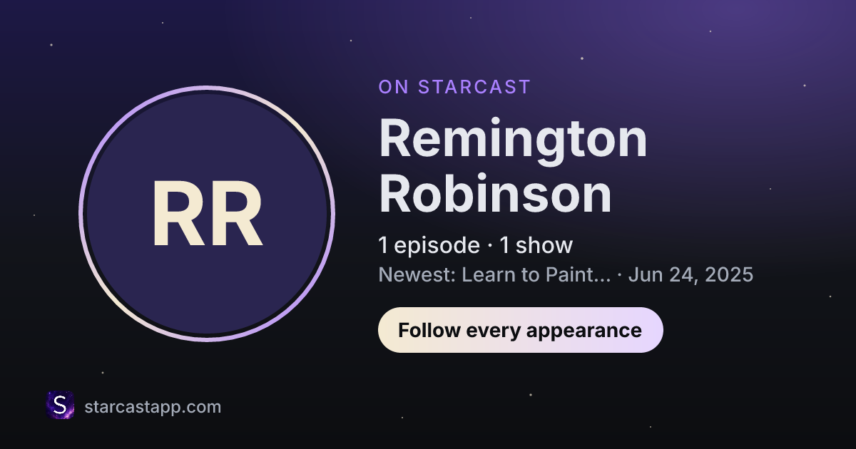 The preview card for Remington Robinson