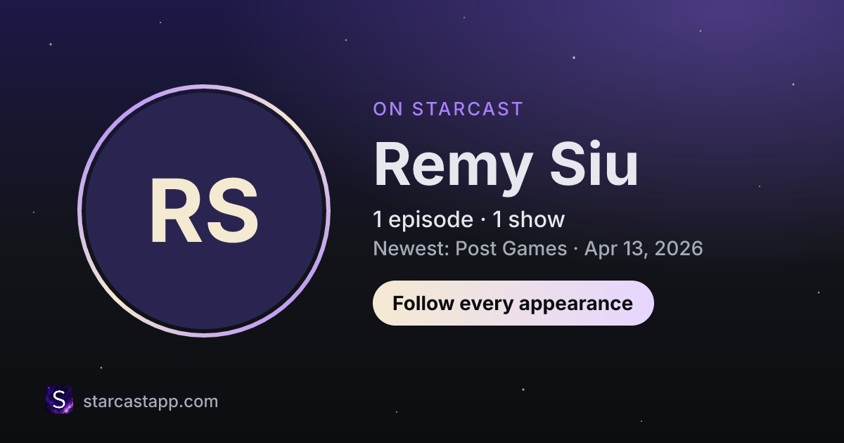The preview card for Remy Siu