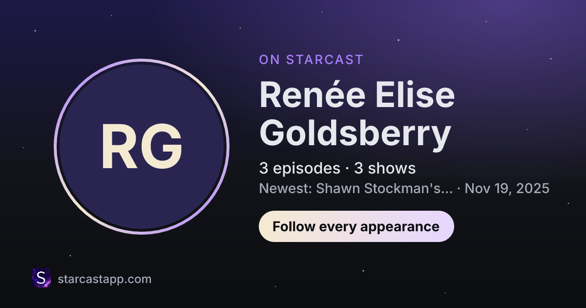 The preview card for Renée Elise Goldsberry