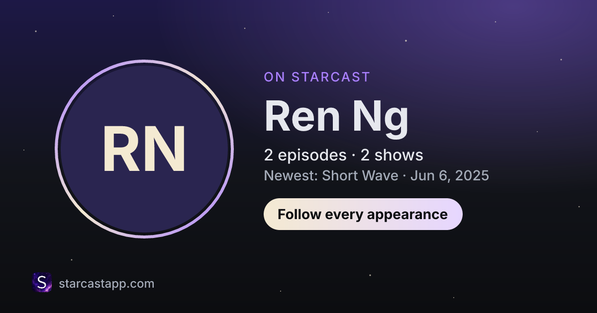 The preview card for Ren Ng