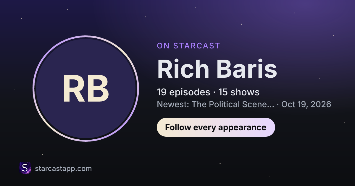 The preview card for Rich Baris