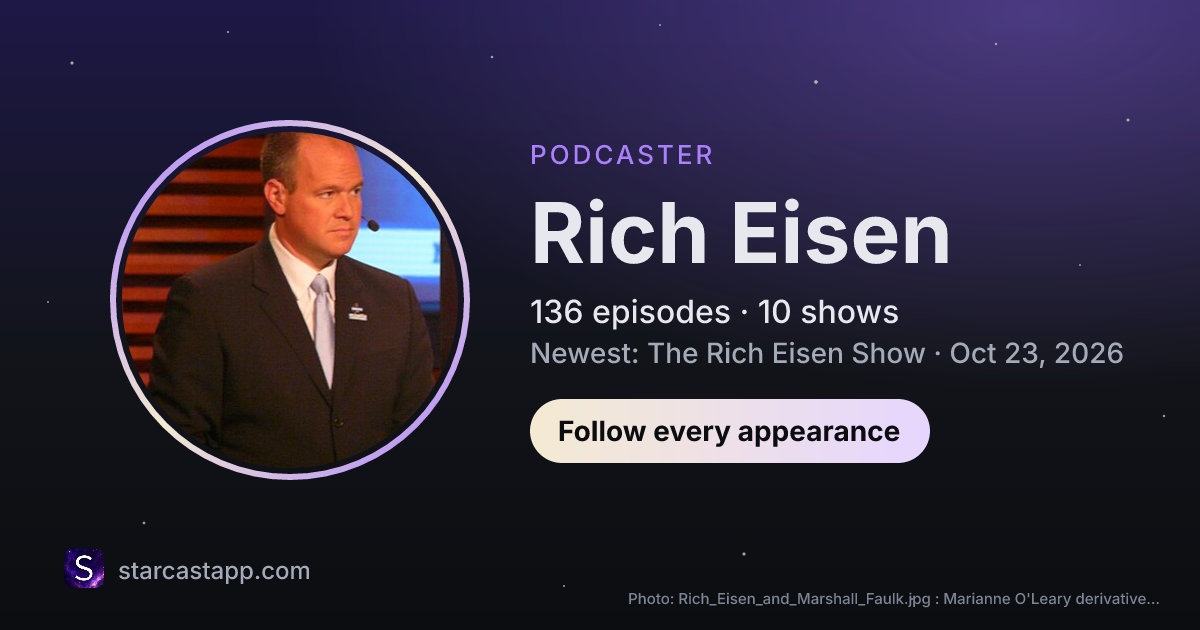 The preview card for Rich Eisen