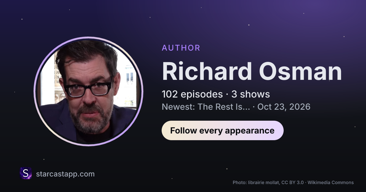 The preview card for Richard Osman