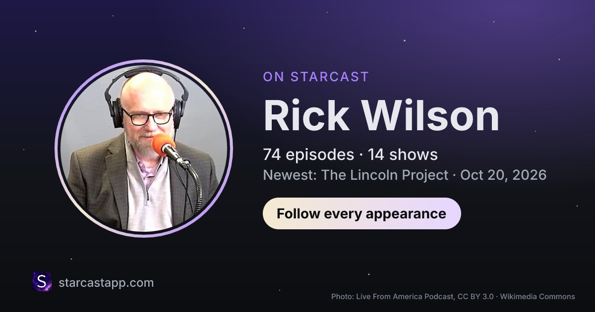 The preview card for Rick Wilson