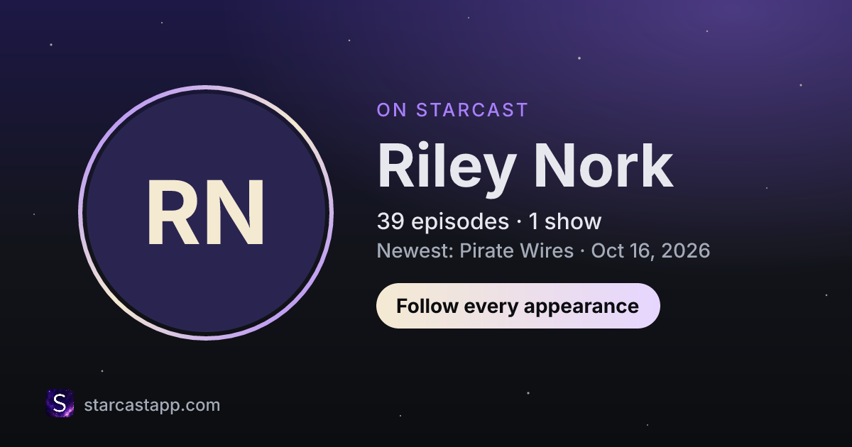The preview card for Riley Nork