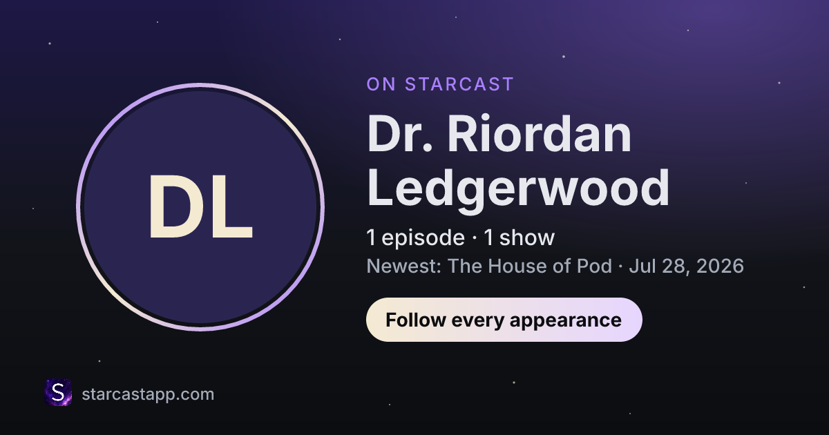 The preview card for Dr. Riordan Ledgerwood