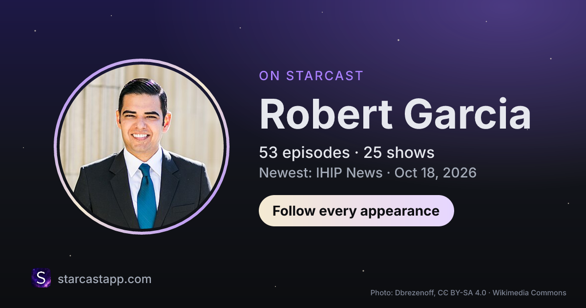 The preview card for Robert Garcia