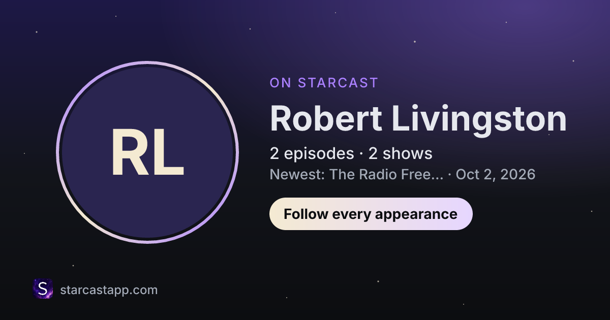 The preview card for Robert Livingston