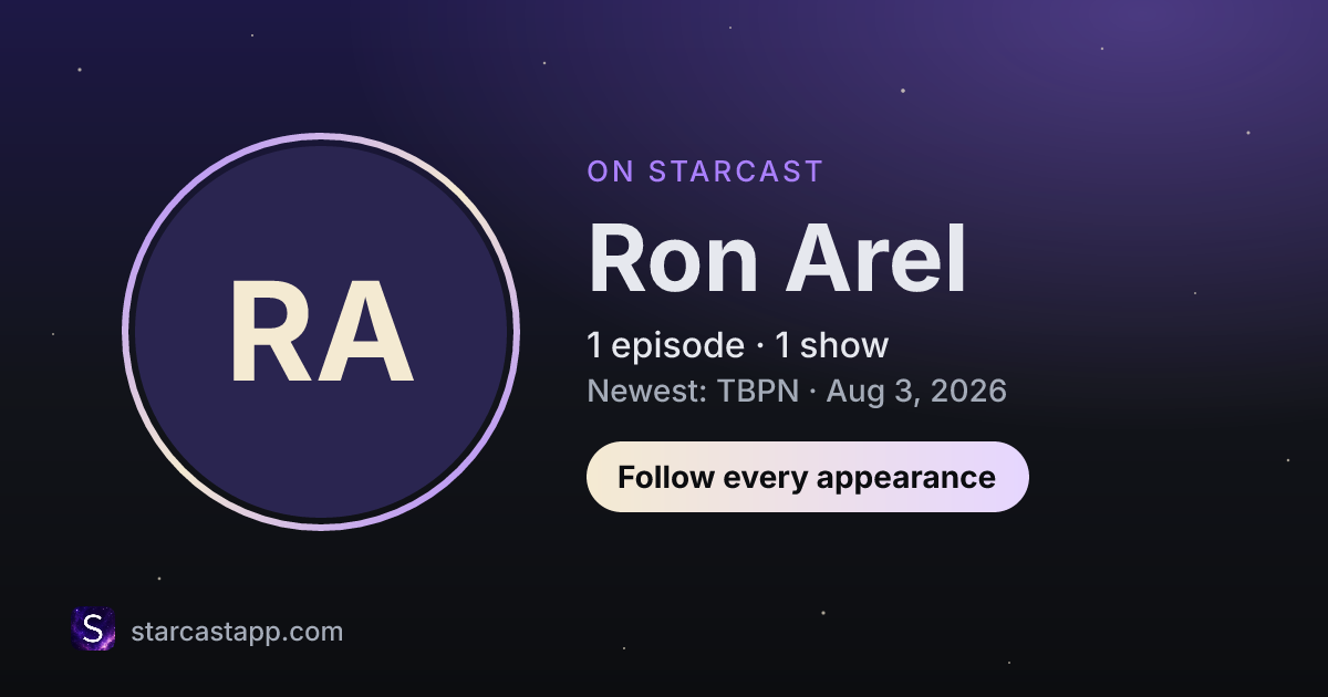 The preview card for Ron Arel