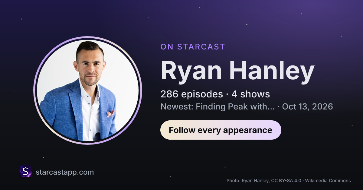 The preview card for Ryan Hanley