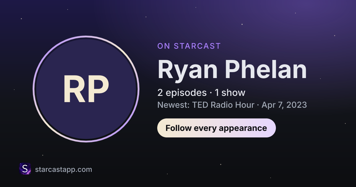 The preview card for Ryan Phelan
