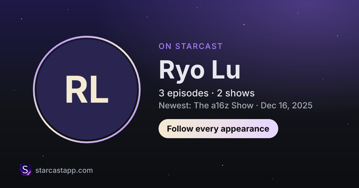 The preview card for Ryo Lu