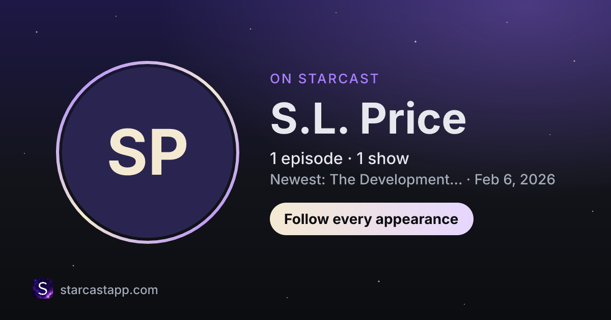 The preview card for S.L. Price