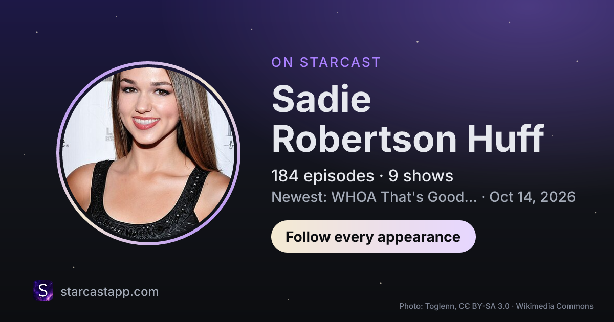 The preview card for Sadie Robertson Huff