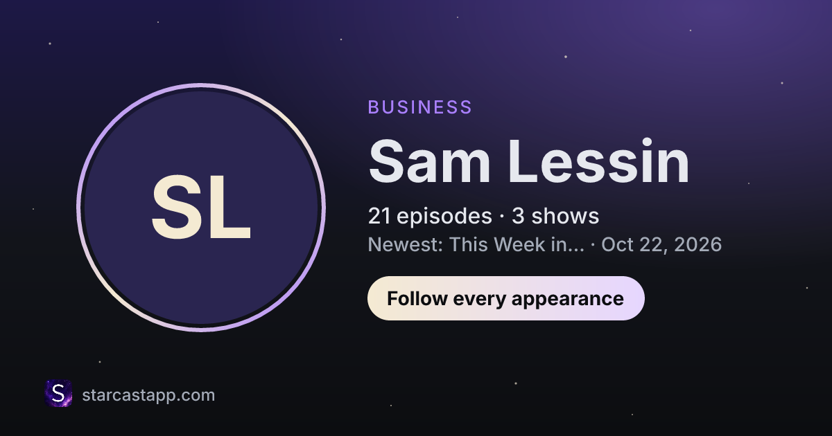 The preview card for Sam Lessin