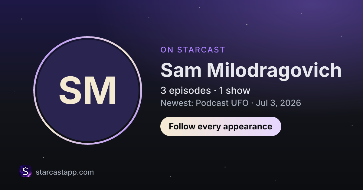 The preview card for Sam Milodragovich