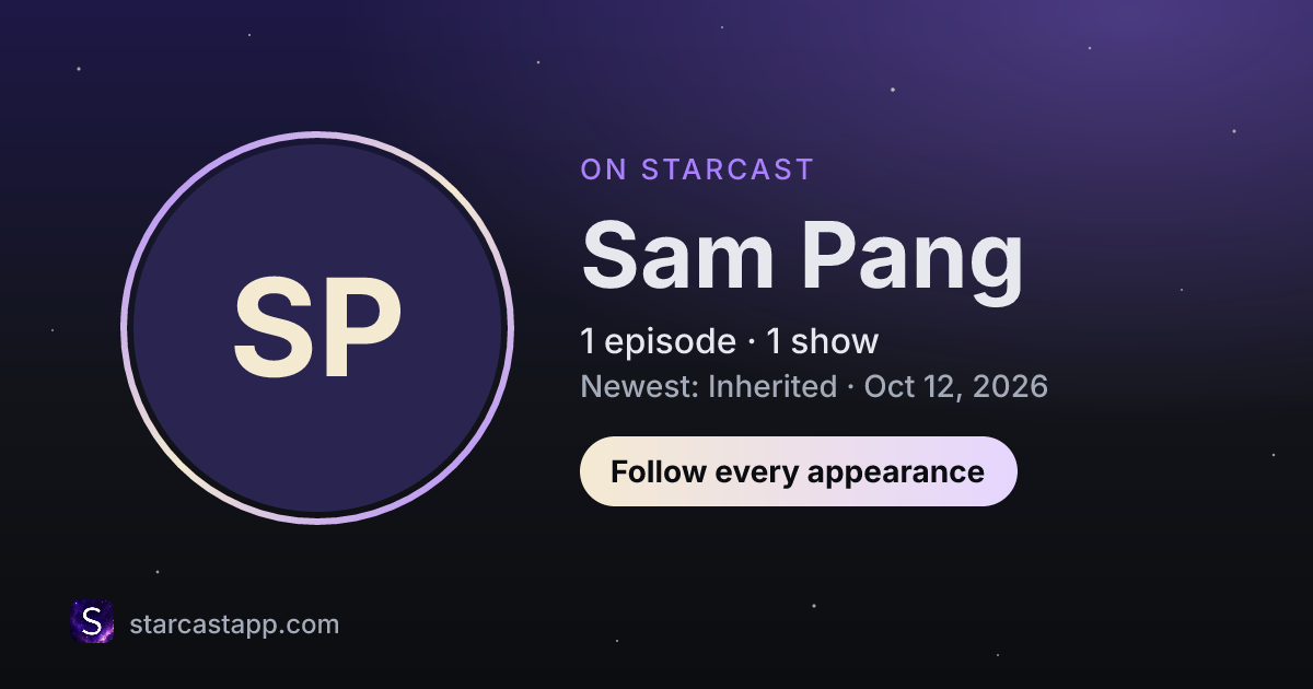 The preview card for Sam Pang
