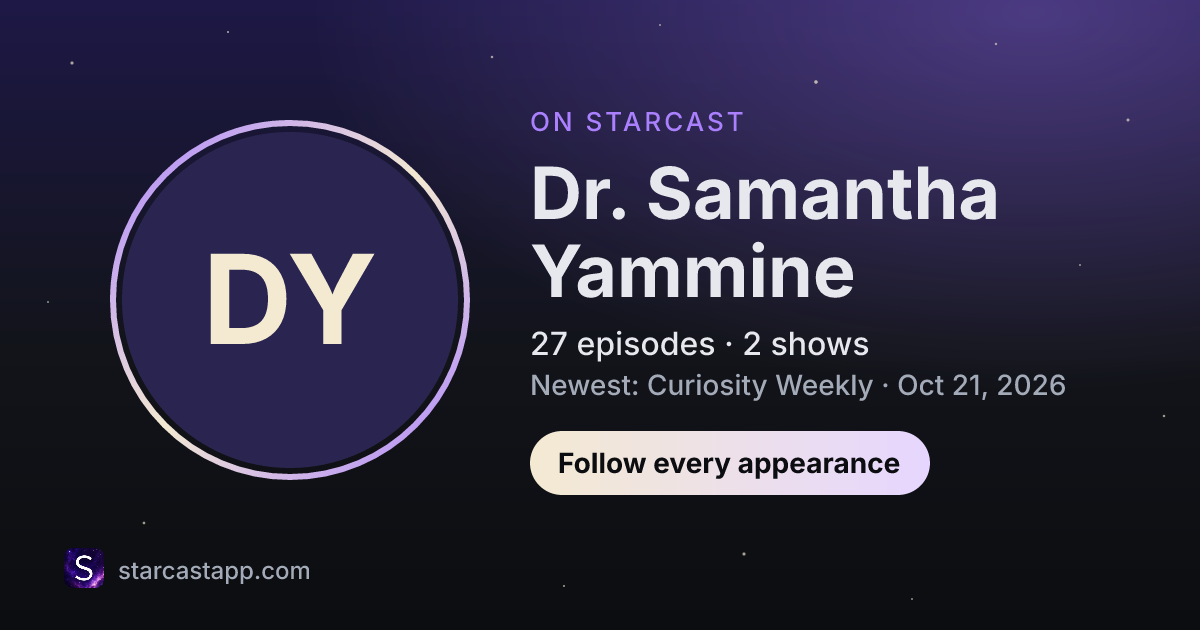The preview card for Dr. Samantha Yammine